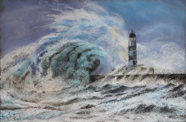 Stürmisches Meer, 2020