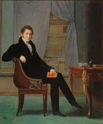 Porträt von Jacques-François Ancelot 1794-1854