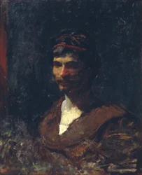 Büste eines Mannes. Allegorie des Bacchus