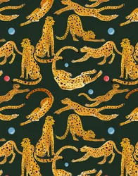 Leoparden beim Spielen