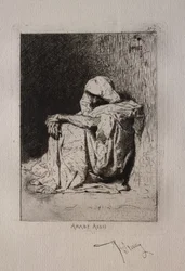 Sitzender Araber