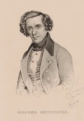 Porträt des Komponisten Giacomo Meyerbeer 1791-1864, 1836