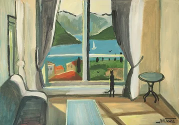 Katzenblick auf die Bucht