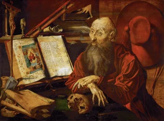 Heiliger Hieronymus in seiner Zelle