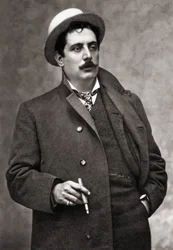 Porträt des Komponisten Giacomo Puccini