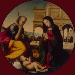 Die Anbetung des Christkindes, um 1500