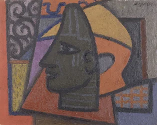 Design mit Benin-Kopf