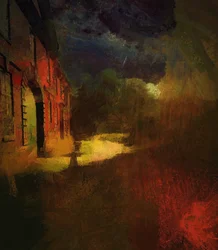 Calke Abbey mit Meteoritenschauer