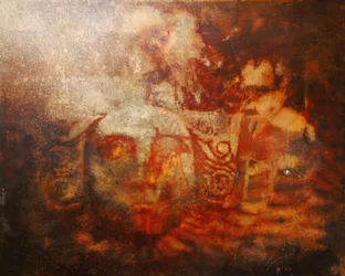 Steingeschnitztes Gesicht