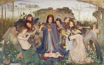 Madonna und Kind mit Engeln, um 1925