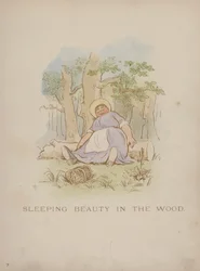 Seite aus den Humours of Cynicus (farbiger Stich)