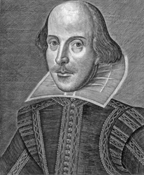Porträt von Shakespeare, 1623