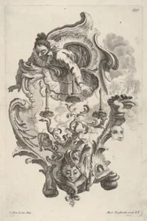 Wandleuchter, der den Winter darstellt (ca. 1730-56)
