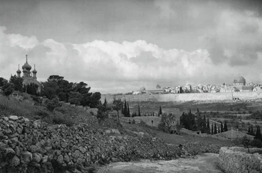 Jerusalem und der Garten Gethsemane, 1937