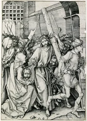 Christus trägt das Kreuz, spätes 15. Jahrhundert