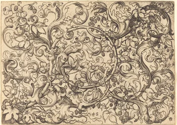 Ornament mit Hopfenranke