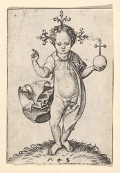 Das Christkind mit einer Kugel, 1469-1482