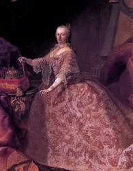 Maria Theresia von Österreich im Alter von 35 Jahren