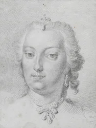 Maria Theresia 1741 Zeichnung