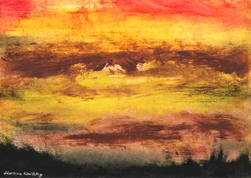 Landschaft und Himmel