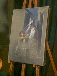 Der Maler Christian August Lorentzen (Detail)