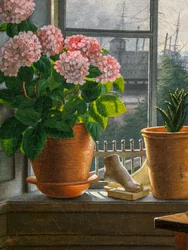 Blick aus dem Fenster des Künstlers (Detail)