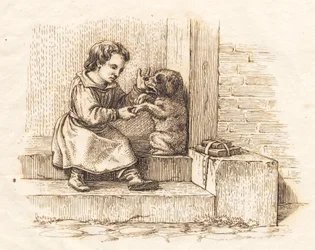Illustration zu „Halvhundrede Fabler for Børn“ von Hey