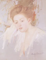 Kopf eines jungen Mädchens