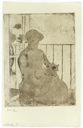 Auf dem Balkon