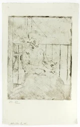 Auf dem Balkon