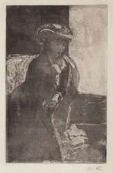 Die Ecke des Sofas Nr. 3, ca. 1879
