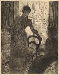 Der Besucher, ca. 1880