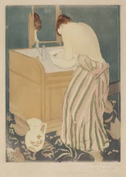 Badende Frau, 1890-1891