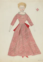 Puppe und Kostüm, ca. 1936