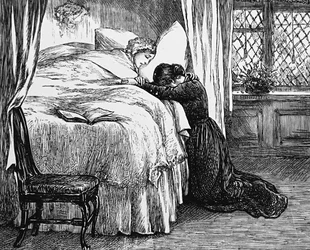 Eine Tochter und eine kranke Mutter