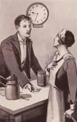 Illustration für Kipps von H.G. Wells