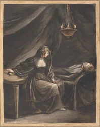 Lady Percy beobachtet den schlafenden Hotspur