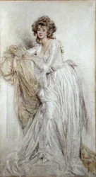 Eine edwardianische Dame
