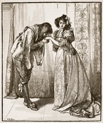 Abschied von Prinz Charles an die Infantin, Illustration aus 