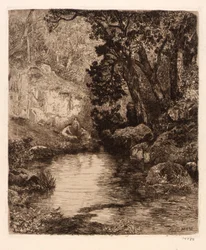 (Drei Jungfrauen am Fluss)