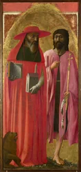 Die Heiligen Hieronymus und Johannes der Täufer
