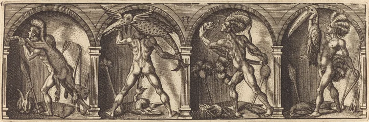 Die verschiedenen Porträts und Figuren XIII