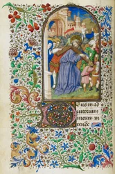 Stundenbuch für Jean de Dunois, f.136v, um 1436-50 (illuminierte Handschrift)