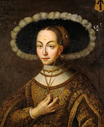 Porträt von Margareta Eriksdotter Vasa 1497-1536, Schwester von König Gustav I. von Schweden