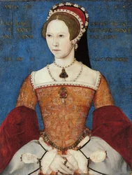 Porträt von Maria I. oder Maria Tudor (1516-58), Tochter von Heinrich VIII., im Alter von 28 Jahren, 1544