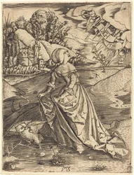 Frau mit der Eule
