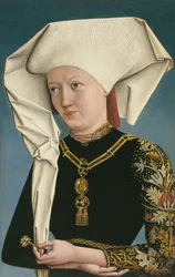 Porträt einer Dame mit dem Orden des Schwans