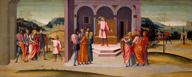 Daniel rettet Susanna, das Urteil von Daniel und die Hinrichtung der Ältesten