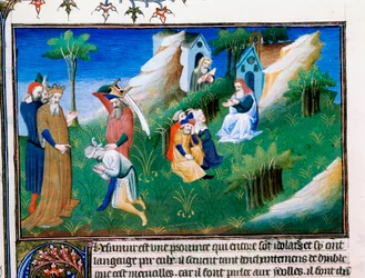 Der König von Kaschmir spricht Recht