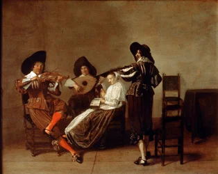 Musikalischer Abend, frühes 17. Jahrhundert